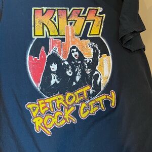 Kiss Detroit Rock City Graphic Black Tee